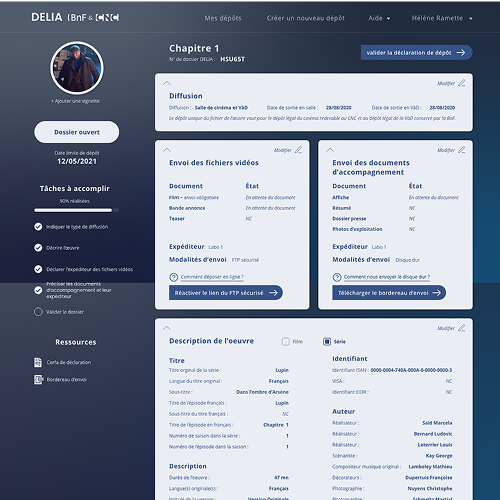 UI Movie card screenshot